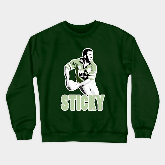 Canberra Raiders - Ricky Stuart - STICKY Crewneck Sweatshirt by OG Ballers